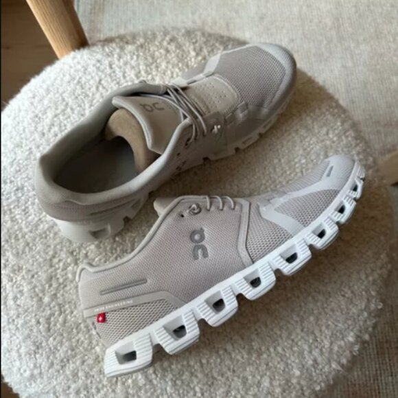 On Running Shoes - Nice Offer!! On Women's Cloud 5 Shoes In Pearl/White